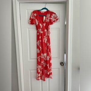 NWT Wrap High-Low Dress